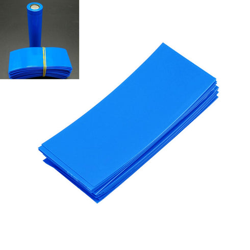 Maxmoral 100pcs 18650 Lithium Battery Heat Shrink Tubing Assorted Kit - PVC Heat Shrinkable Sleeve