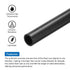 uxcell 2Pcs Carbon Fiber Tube 6 x 8 x 500mm Pultruded Tubing for RC Airplane Kite Quadcopter Arm