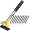 Razor Blade Scraper Tool, 4 inch with 10PCS Extra Metal Blades, Large Cleaning Scraper for Paint, Gum, Glue