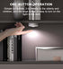 Closet Counter -5Pack Tap Light Push Lights, Under Cabinet Lights Touch Lights Push Button Light Battery Operated Puck