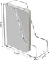 SANRUI 2 Pack Acrylic Magazine File Holder, Vertical Desk Organizer, Clear Document Rack for Office, Home Workspace