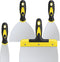 DEKEones 4PCS Putty Knife Set, Stainless Steel Scraper Paint Tool for Drywall Repair and Wallpaper Removal