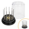 GYROS 11 PCS Mini Twist Drill Bit Set #50 to #60, Carbon Steel Micro Drill Bits for Jewelry