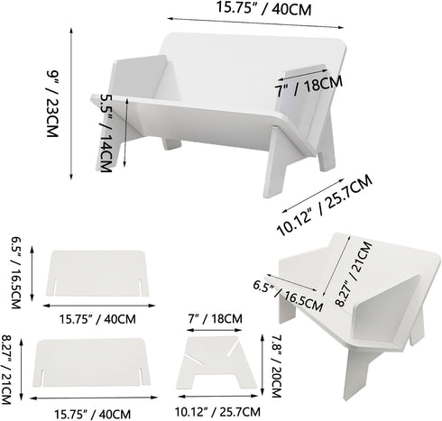 Countertop Desktop Bookshelf, Storage Shelf, Home Office Magazine Rack, Mini Sundry Rack, CD Shelf, Portable Storage