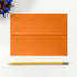 LUXPaper A7 Invitation Envelopes, Peel & Press, 5 1/4" x 7 1/4", Flame Metallic, 80lb Text, 50 Qty