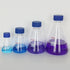 stonylab 250 ml Erlenmeyer Flask with Blue Screw Cap, Graduated Borosilicate Glass Conical Flask