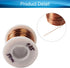 Fielect 0.55mm Dia Enameled Copper Magnet Wire (24 AWG) 164Ft Length for Transformers