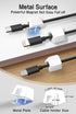 Viaky 8 Pack Magnetic Cable Clips, Large Size Under Desk Cable Management, Workspace Charger Organizer,Cord Holder