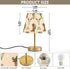 (Bulb Included),7.9x12.6in Table Lamp Cowboy Christmas Cactus Boots Desk Lamp with Fabric Shade Tablelamp for Bedroom