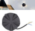 5W 5LED YWBL-WHkfq16rmbit YWBL-WH LED Wall Sconce, Modern Round Aluminum Outdoor Black Wall Light Warm Light
