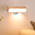 Moroommt Dimmable Wood Wall Sconces Battery Operated, Rechargeable Wall Lights Battery Operated, Stick On Wall Mounted