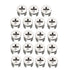 uxcell 15 Pcs Furniture Cam Lock Nut Connectors, 15x12mm for Cabinet Drawer Wardrobe Panel Connecting