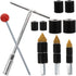 1 Set Plumbing Tools, Universal Water Stopper Kit, Stainless Steel Hot Melt Water Stop for Professional Plumber