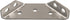 Trapeziform Angle Brackets - Stainless Steel Angle Corner Braces for Desk Edge, Box, Wood Beam, Pack of 10