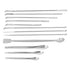 12Pcs Stainless Steel Laboratory Spatula Tool Set Kit, Long Handle Mixing Spoon for Gel Powder, Ideal for Homes and Labs