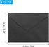 PATIKIL 5x7 Envelopes, 100Pcs A7 Size Gummed V Flap Invitation Envelopes for Greeting Cards Wedding Invitations Graduation Birthday Party, Black