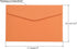 PATIKIL 60 Pack Mini Envelopes 4.5 x 3.2 Inch Paper Blank Small Items Storage for Greeting Note Party, Orange