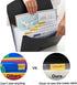 TRANBO Accordion File Organizer with 7 Pockets, Pack of 4, Letter Size/A4 Expanding Folder with Index Tabs