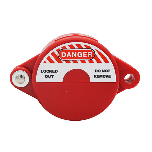 Gate Valve Lockout Device with Safety Padlock for Water Spigot Faucet Locks, 1 to 2-1/2 Inch, 1 Pack