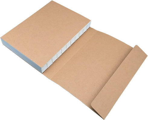 Kraft Cover Drawing Notebook & Sketchbook – Set of 2 Blank Sketch Books, 128 Sheets/256 Pages, A5 Size, 180 Degree