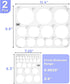 Mr. Pen Circle Templates - Large & Small Sizes, Circle Stencil & Ruler for Drafting and Drawing