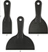 Fledomx Set 3 Pack 2" 4" 6" Spackle 3 Plastic Putty Knife Flexible Scrapers Knives & Paint Scraper Tools for Drywall