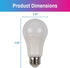 2 A19 Bulb Bulb Programmable Pack 2 9W Dimmable Bulbs CLEANLIFE Smart Gen LED - RGB + Tunable White Smart with WiFi