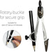 IVICOO Set Protractor and Compass with Rulers, All-in-One Compass Geometry Tool Kit for Students and Technical Drawing