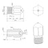 25 pcs 0.4MM Ender 3 Nozzle MK8 3D Printer Extruder Brass Nozzle for Creality Ender 3 Series