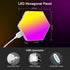 8 Pack Kangtaixin Hexagon LED Lights - RGB Wall Panels with Music Sync, Smart App & Remote Control, DIY Modular Hex