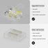PAUTIX 10mm Connectors for COB RGB LED Strip Lights, 4 Pin, 4pcs Transparent Gapless and 3pcs Dual Ends