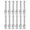 12pcs 8Gauge Stainless Steel Dispensing Needles, 1" Blunt Tips Luer Lock for Thick Liquids