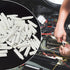 100pcs White Dry B-Connector Wire Telephone Alarm Wire Crimp Beanies Splices for Low Voltage