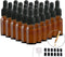 48 Pack 10 ml (1/3 oz) Glass Dropper Bottles for Essential Oil,