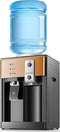 GDIFLS Countertop Water Cooler for 1.2~5 Gallon - Small Water Dispenser w/ 3