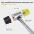 BOOSDEN Double-Faced Soft Hammer Mallet, Rubber Hammer for Home Decoration Installation Hand Tool, 25mm