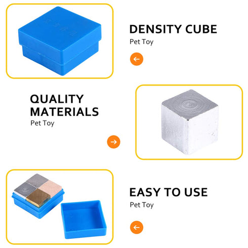 ULTECHNOVO 8 Pcs Set Material Density Equipment Metal Cubes for Science Experiments and Density Kit
