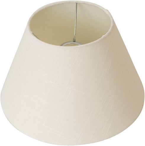 Urbanest 6 1/2-inch 12-inch 7 1/2-inch, Downbridge Uno-fitter Linen Lamp Shade, by by Off White