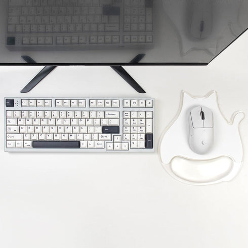 Sumgsn Cute Cat Mouse Pad with Gel Wrist Support - Ergonomic Mouse Pad Office Accessories