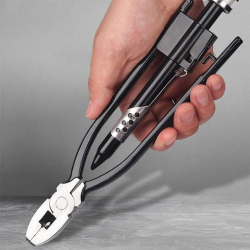 Wire Twisting Pliers, Lock Wire Pliers Wire Cutter Safety Wire Twisting Tool for Auto Industrial Use (6-Inch Black)