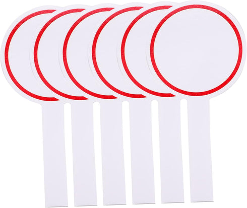 MAGICLULU 12 Pcs Score Board Voting Paddle, Hand Held White Board, Single Side Scoreboard for Office