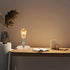 Tissting Vintage Wooden Lamp Base E26/E27 Table Lamp Holder with Dimmable Button for Mini Short Desk Lamp