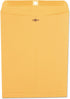 Universal UNV35267 #97 Square Flap Gummed/Clasp Envelope - Brown Kraft - 100/Box