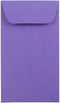 JAM PAPER #5.5 Coin Colored Business Envelopes, Violet Purple Recycled, 50/Pack