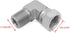 (2-PACK) 1501-06-06 Hydraulic Hose Adapter Fitting 3/8"-18NPTF Male×3/8"-18NPSM Female Swivel 90°Pipe Joints Elbow Carbon Steel by BEITERSTOE