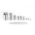 ACCT Calibration Weight, 1g 2g 5g 10g 20g 50g 100g Calibration Gram Scale Weight Set for Digital Scale Balance, small weights for crafts,1 Piece Calibration Weight Tweezers(Silver)