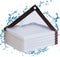 Clear Tarps with Grommets 6x10ft,Heavy Duty Waterproof Clear Plastic Tarp Cover,Transparent PVC