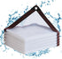 Clear Tarps with Grommets 6x10ft,Heavy Duty Waterproof Clear Plastic Tarp Cover,Transparent PVC