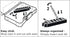 BOSCH DDMS20 20-Piece Custom Case System Set for Assorted Impact Tough Drilling and Driving