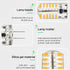 Welitesim 6pcs LED Bulb Bi-Pin Base Lights 3W AC/DC 12V Daylight White 6000K for Outdoor Lighting